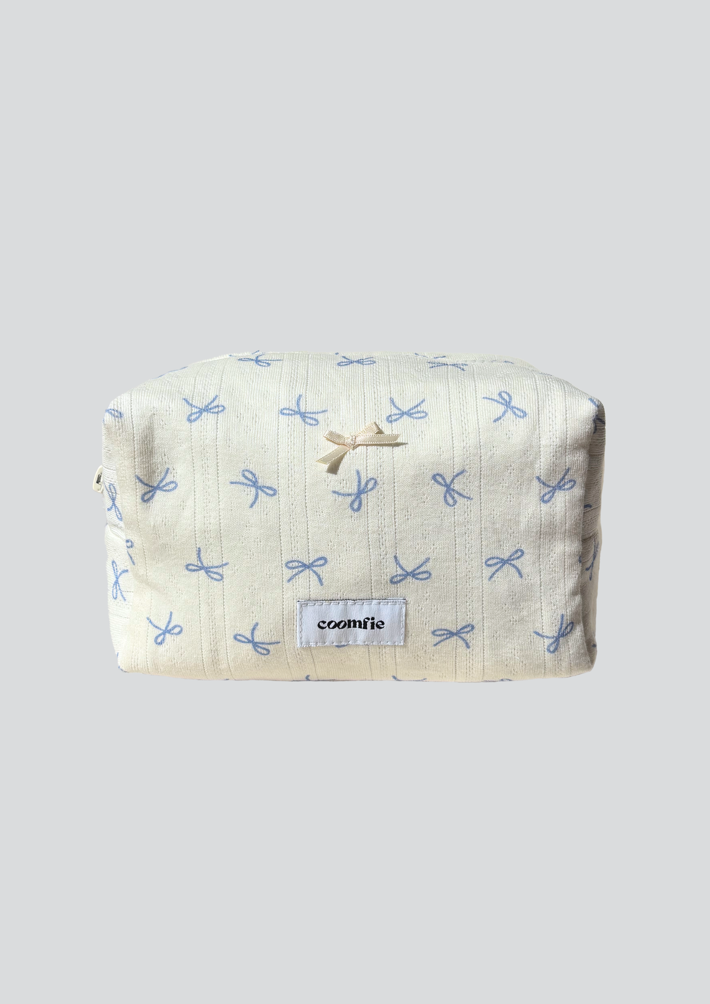 Bow makeup pouch