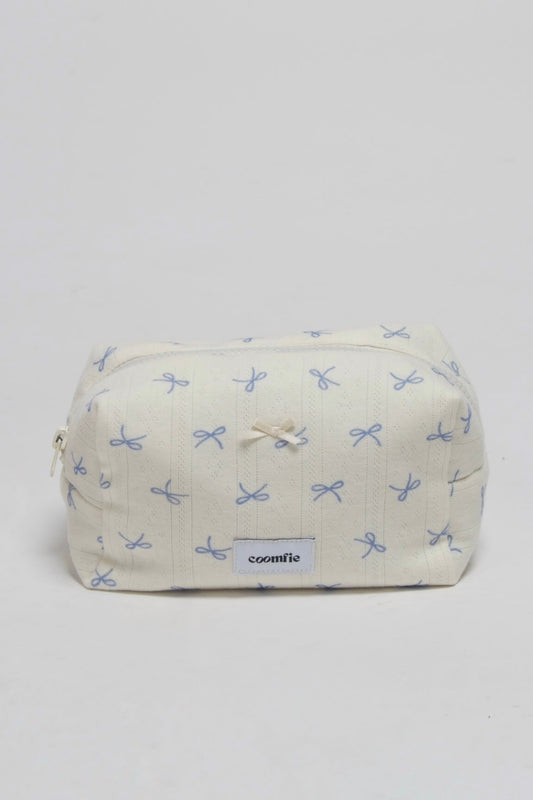 Bow makeup pouch